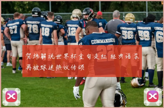 贺炜解说世界杯金句走红 经典语录再被球迷热议传颂